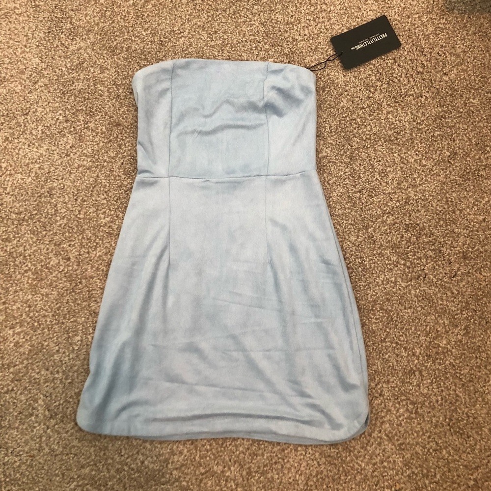 Velvet mini dress from Pretty Little Thing